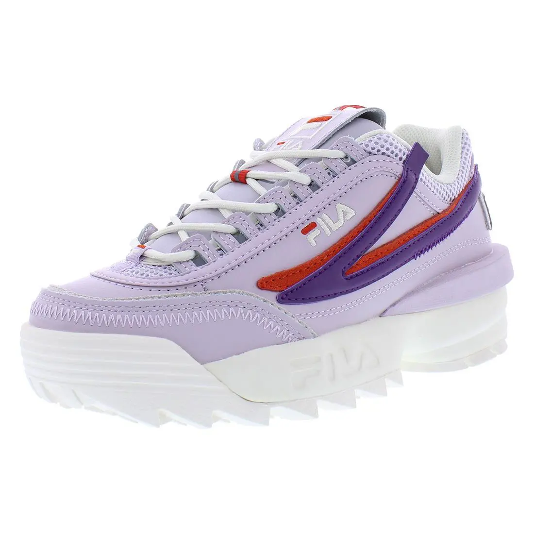 Fila Disruptor II Exp Womens Shoes Size 8.5 Color: Purple/white/red - Purple/White/Red, Full: Purple/White/Red