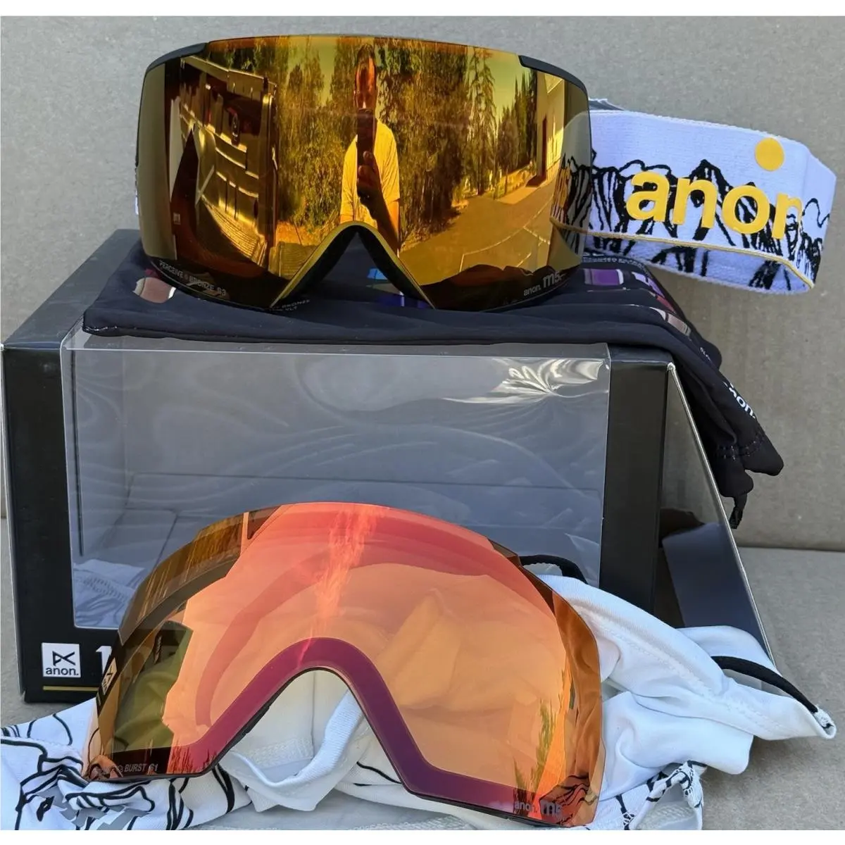 M5 Flat Toric Mfi Goggles Jumbo Perceive Sunny Bronze by Anon
