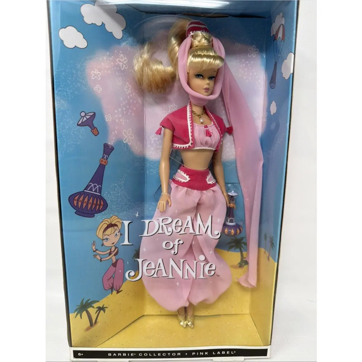 Mattel Barbie Collector I Dream of Jeannie Doll V0440 Pink Label - Rare