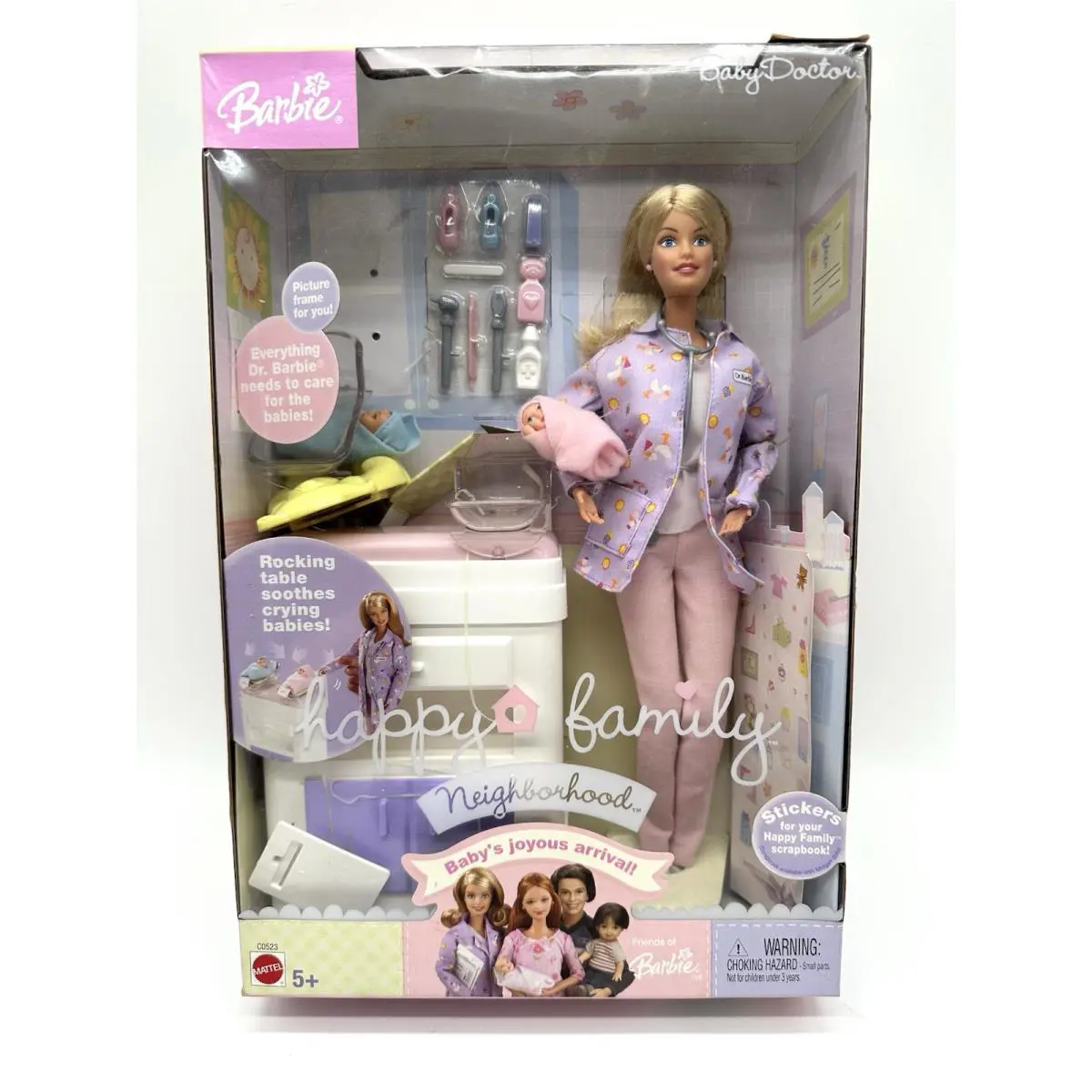 2003 Barbie Happy Family Neighborhood Baby Doctor C0523 Loose Pieces Read