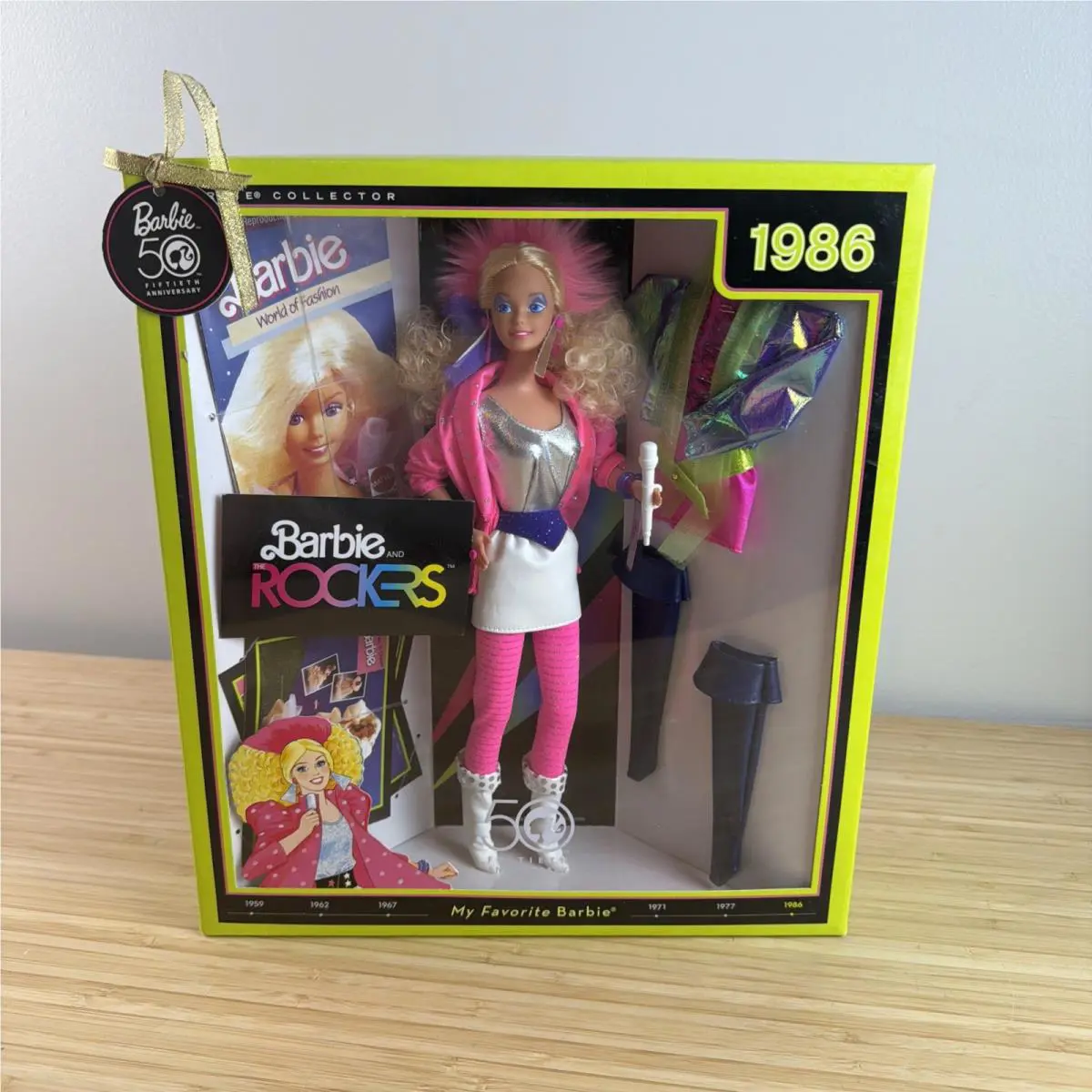 Barbie and The Rockers 1986 50th Anniversary Of My Favorite 2008 Mattel Signed