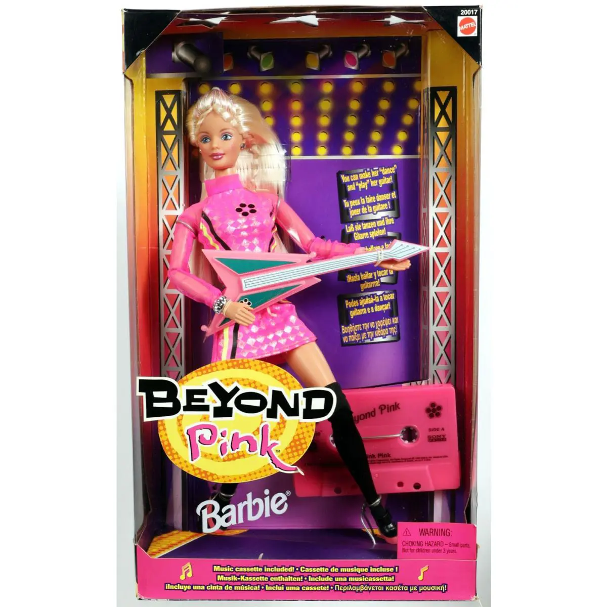 Beyond Pink Barbie Doll Foreign - 20017 Never Removed From Box 1998 by Mattel