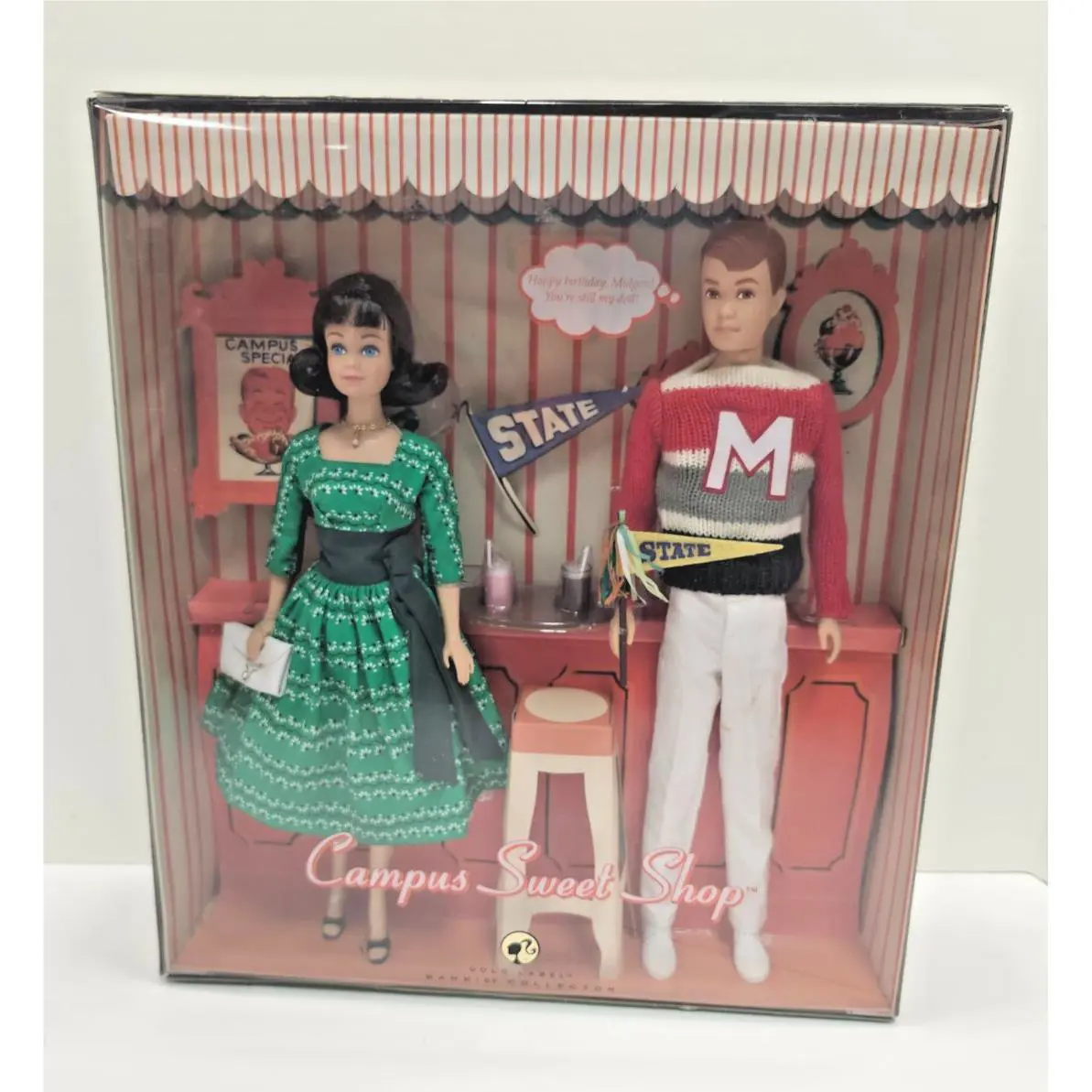 Mattel Allan Midge Campus Sweet Shop Doll Playset - L9650