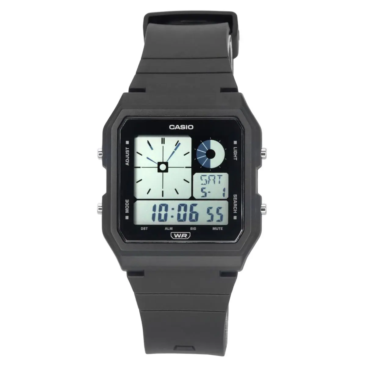 Casio Pop Retro Vintage Digital Black Resin Strap Quartz LF-20W-1A Unisex Watch