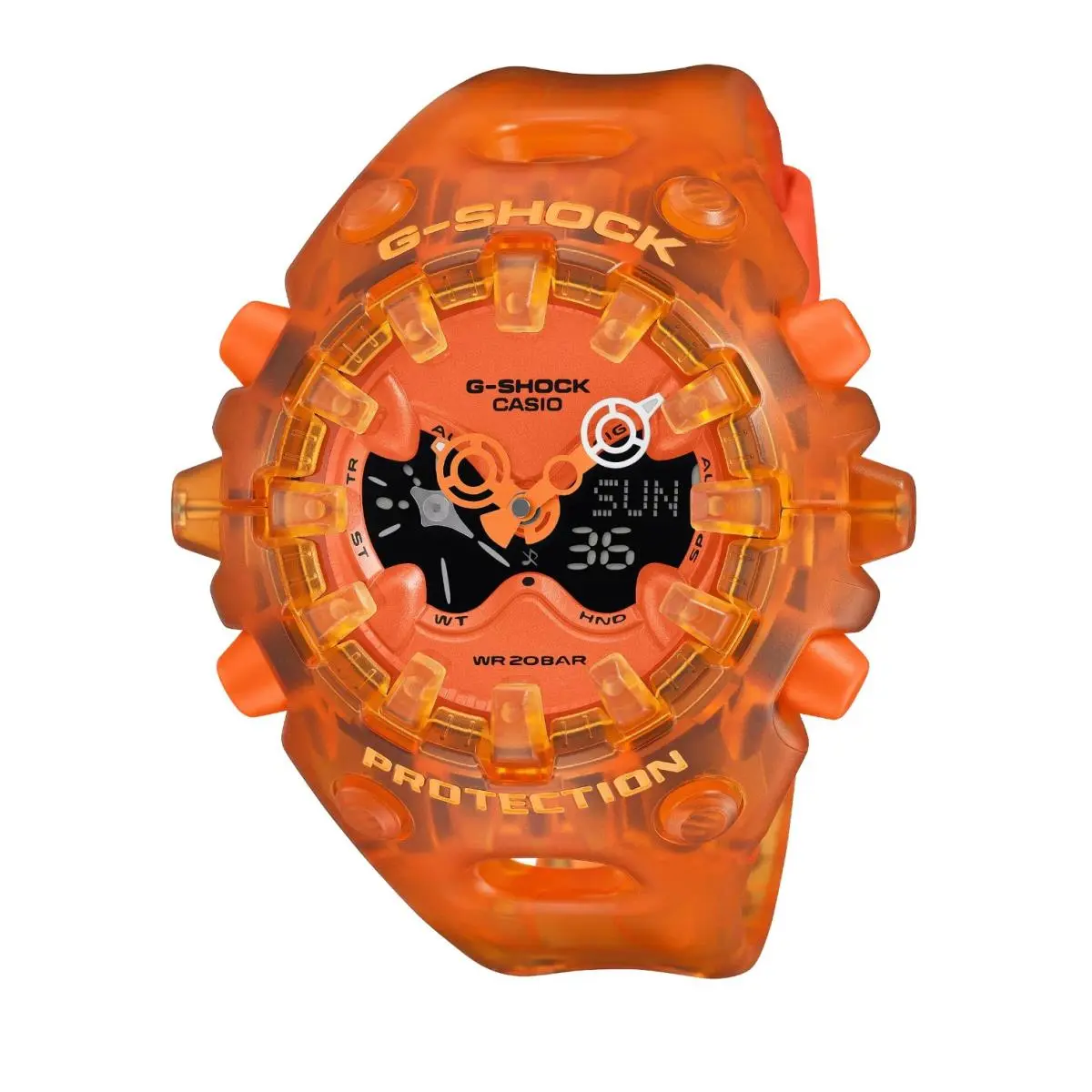 Casio G-shock GA-V01 Series Analog Digital Orange Resin Watch GAV01SKE-4A