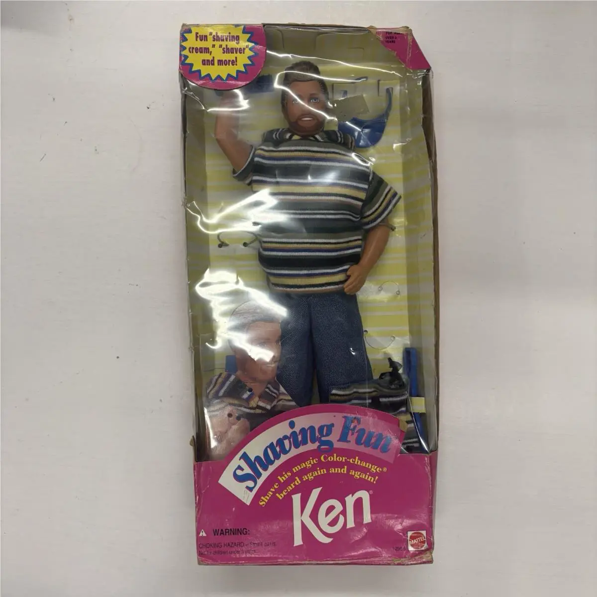 Mattel Shaving Fun Ken Barbie Fashion Doll 12 1994 Color Change W/ Accessories