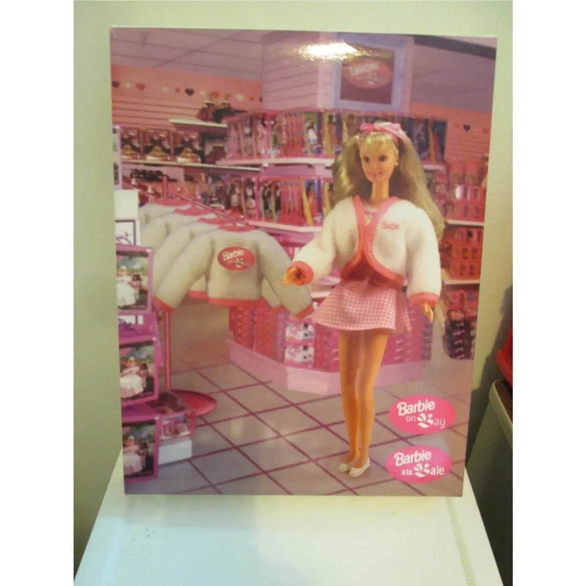 Barbie On The Bay Doll with Pink Outfit and Dog 1996