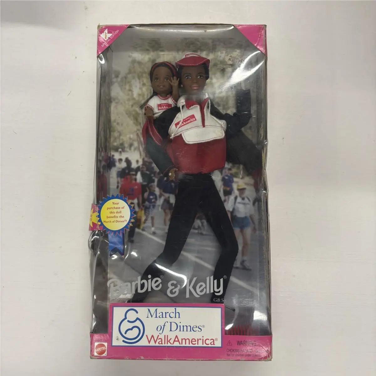 African-american Barbie and Kelly March of Dimes 1998 Dolls