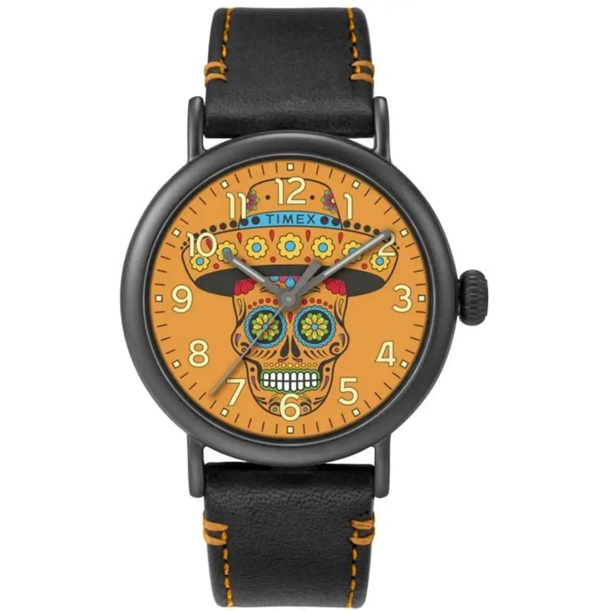 Timex Men`s Watch Standard Dia de Los Muerto Orange Dial TW2V67700