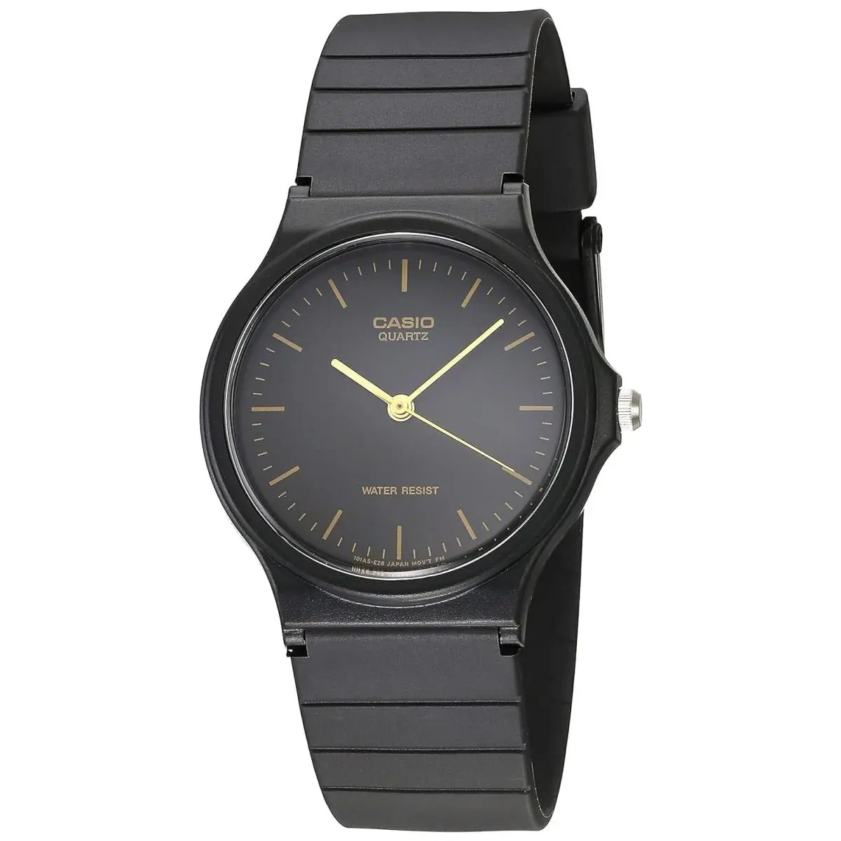 Casio MQ24 Series Quartz Analog Watch For Men Black/gold Water
