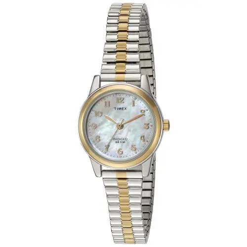 Women`s TW2P67200 Essex Avenue Two-tone Extra Long Stainless Steel by Timex