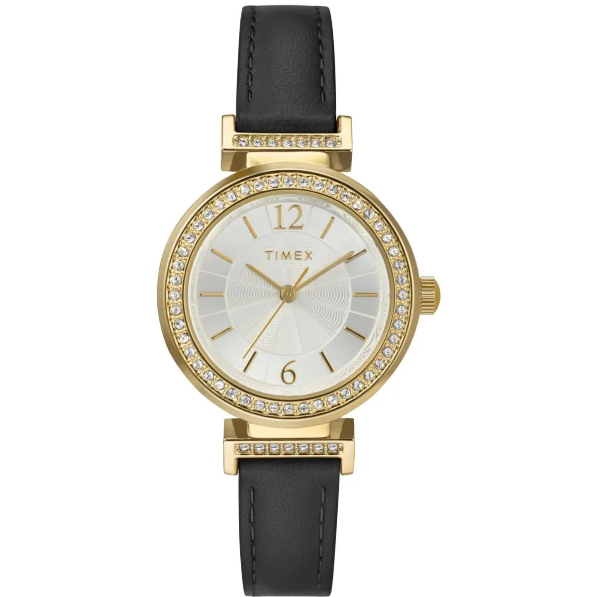 Timex Women`s Dress Watch 31mm Black/silver-tone/gold-tone