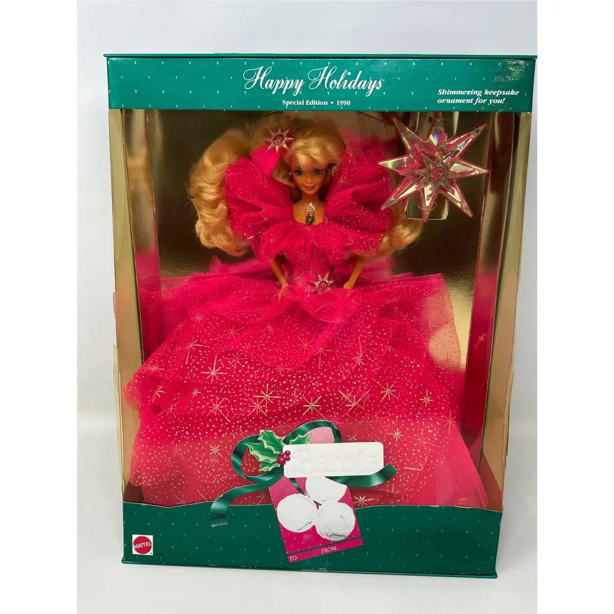 Barbie Holiday Christmas 1990 Happy Holiday Barbie