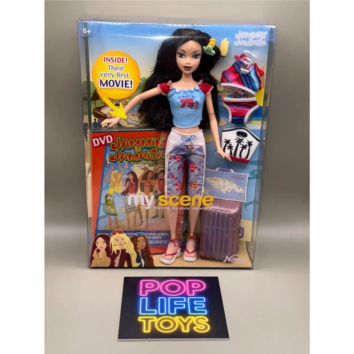 Vintage 2003 Mattel Barbie My Scene “jammin’ in Jamaica Nolee” C1223 Nrfb