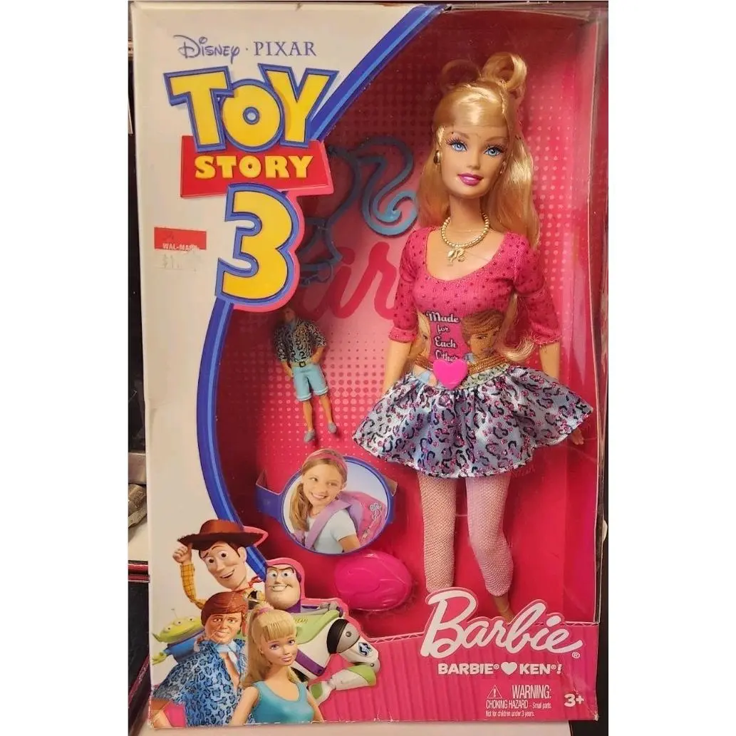 Mattel 2009 Disney Pixar Toy Story 3 Barbie Loves Ken Doll Keycha