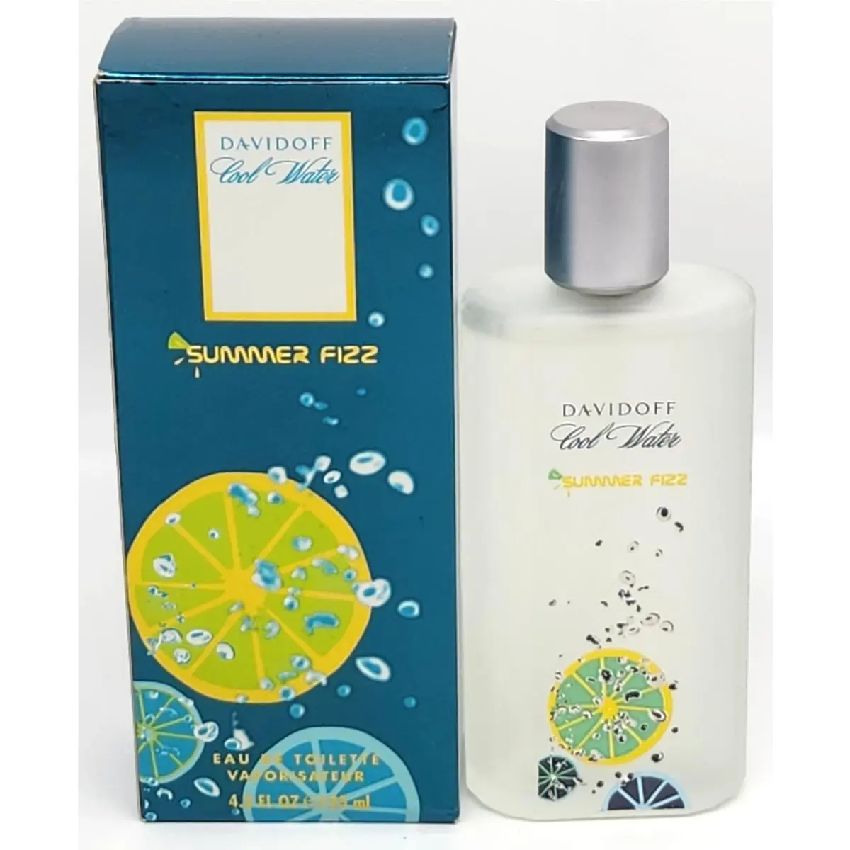 Cool Water Summer Fizz By Davidoff For Men Eau de Toilette Spray 4.2 fl oz