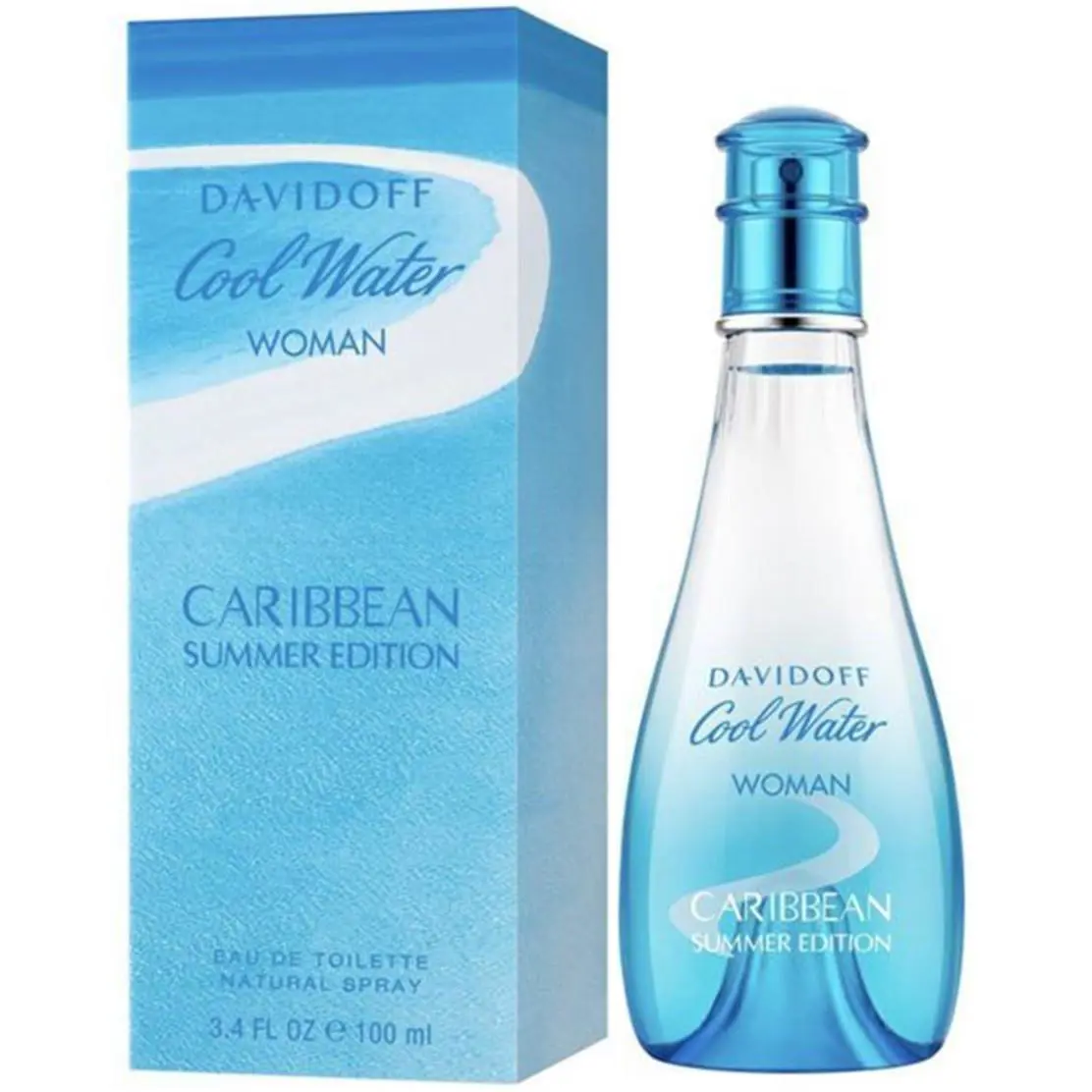 Cool Water Caribbean Summer Edition Davidoff 3.4 oz / 100ml Edt Women Perfume
