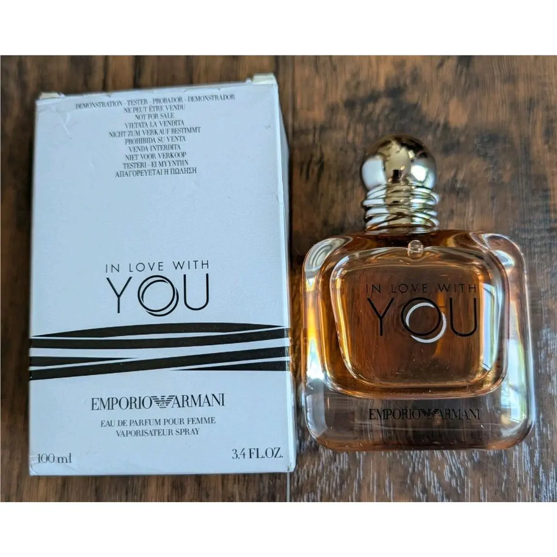 Emporio Armani IN Love with You 3.4 oz / 100 ml Eau De Parfum In A Tstr Box