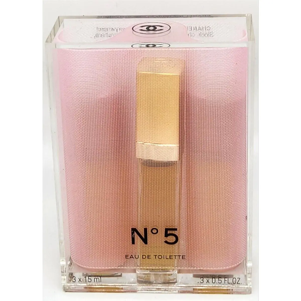 Chanel N°5 TO GO Eau de Toilette 3 x 15ml Travel Purse Spray Set For Women