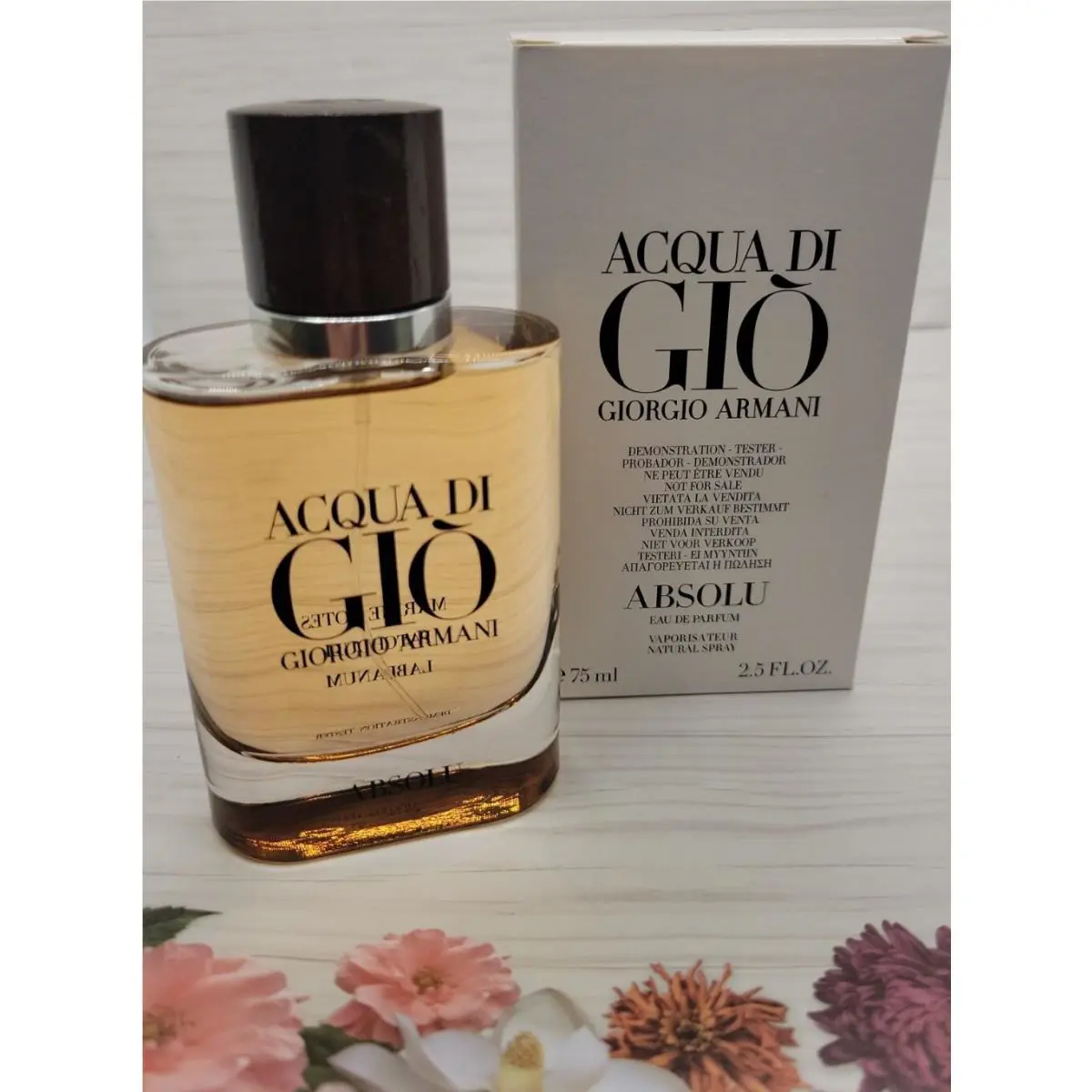 Giorgio Armani Acqua di Giò Absolu 2.5oz Edp Spray Men Box as Show