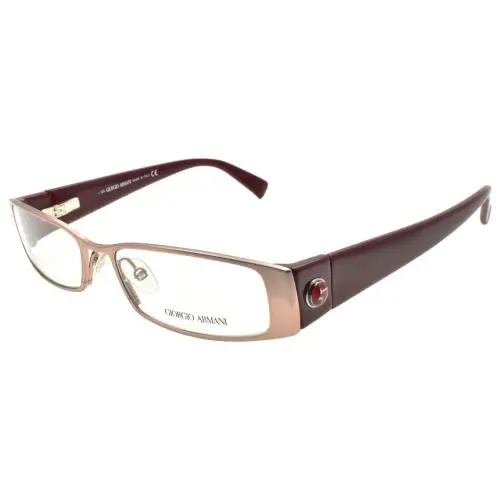 Giorgio Armani GA 641 Nvs Women`s Glasses Frames 51-16-125 Pink / Burgundy Italy