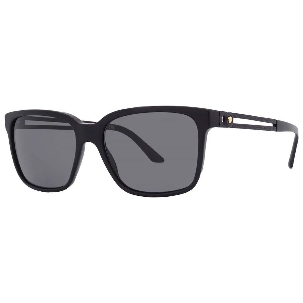 Versace Grey Rectangular Men`s Sunglasses VE4307 533287 58 VE4307 533287 58