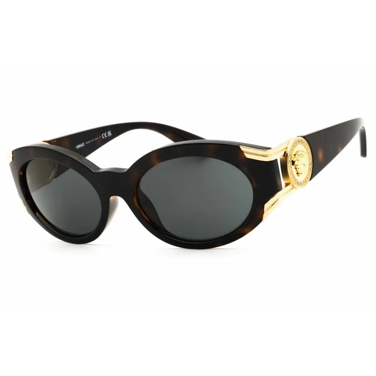 Versace VE4503U GB1/87 Black - Dark Grey Lens 55 mm Women`s Sunglasses