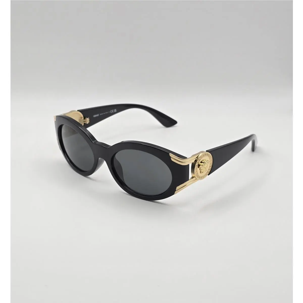 Versace VE4503U GB1/87 Black - Dark Grey Lens 55 mm Women`s Sunglasses