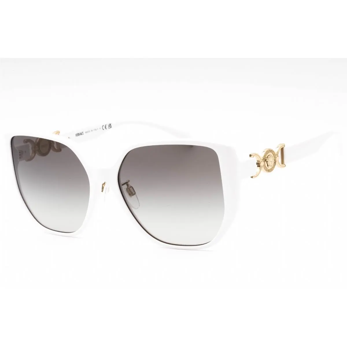 Versace VE4449D 314 11 Sunglasses White Frame Grey Lenses 58mm