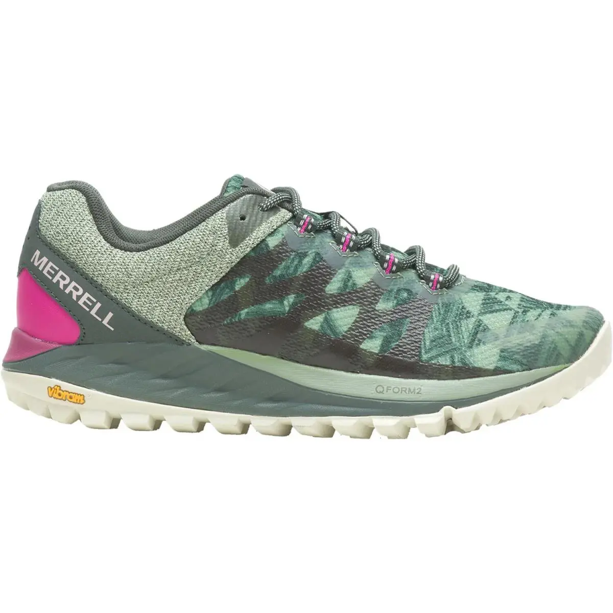 Merrell Antora 2 J067262 Sneakers Women`s Teal Green Trail Running Shoes TF2611 - Green