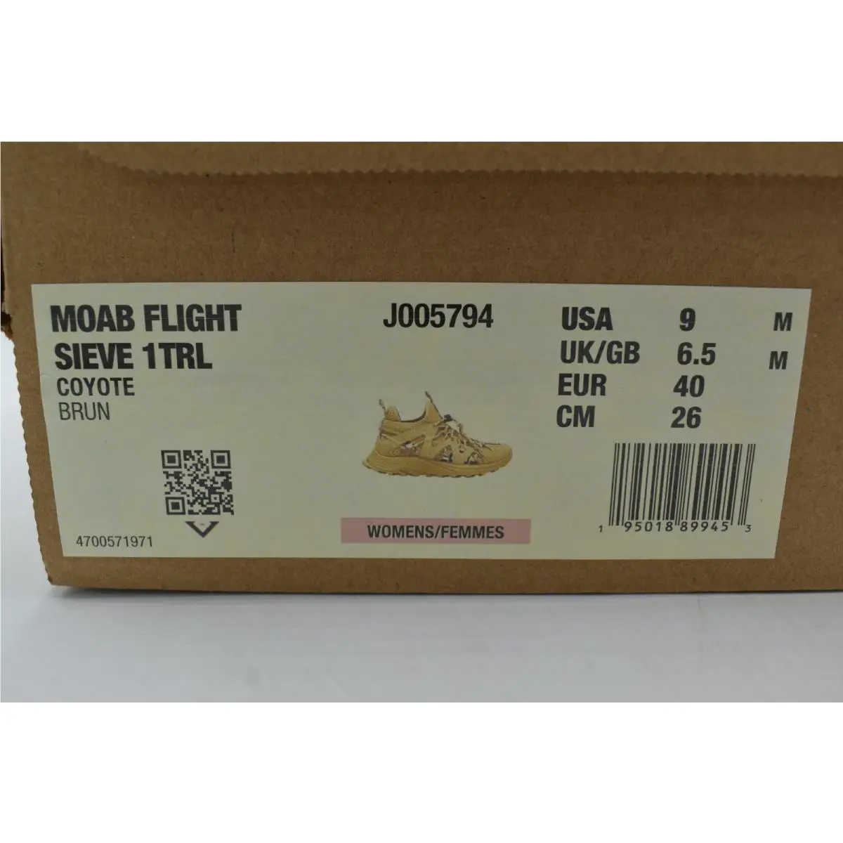 Merrell shoes - J005794 - J005794 - Coyote (UPC: 195018899439) 9