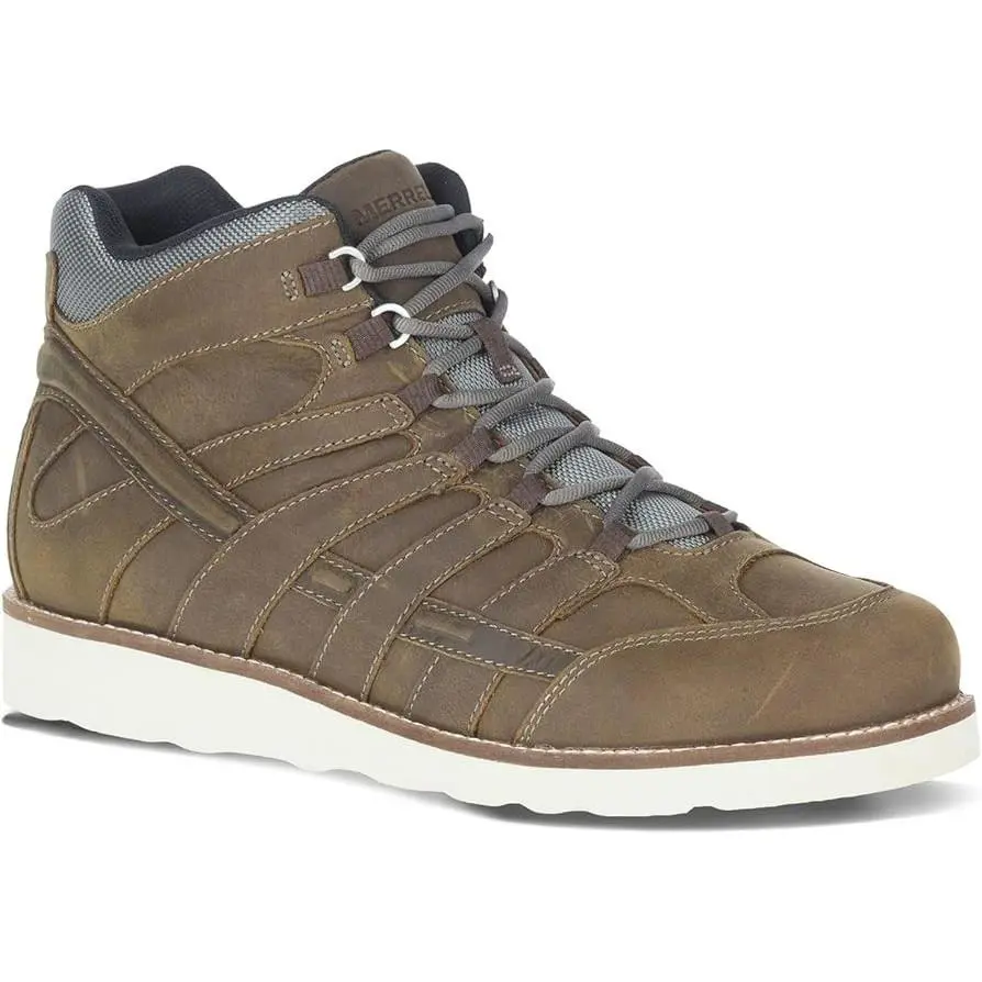 Merrell Men`s Moab 2 Mid Craft Casual Shoes Boulder Sz 8.5