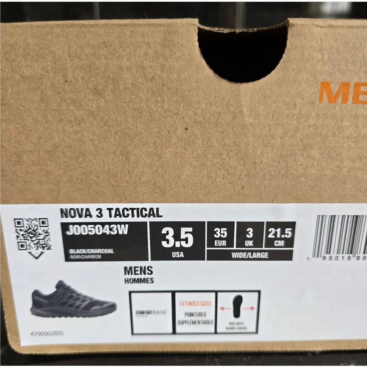 Merrell shoes - Merrell Nova 3 - Nova - Black/Charcoal (UPC: 195018893376) 18