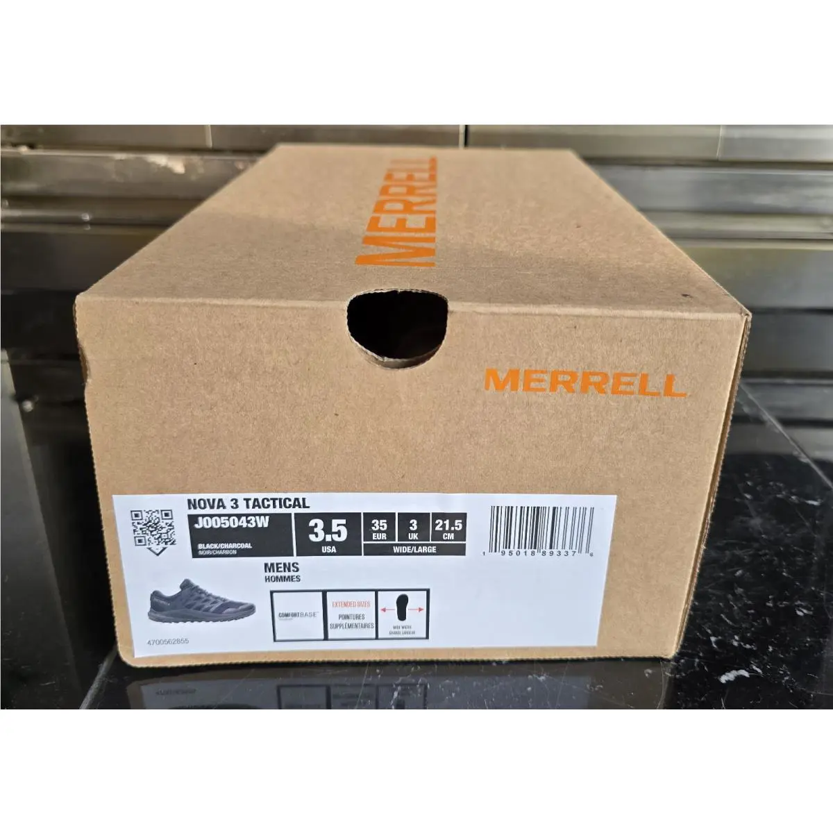 Merrell shoes - Merrell Nova 3 - Nova - Black/Charcoal (UPC: 195018893376) 6