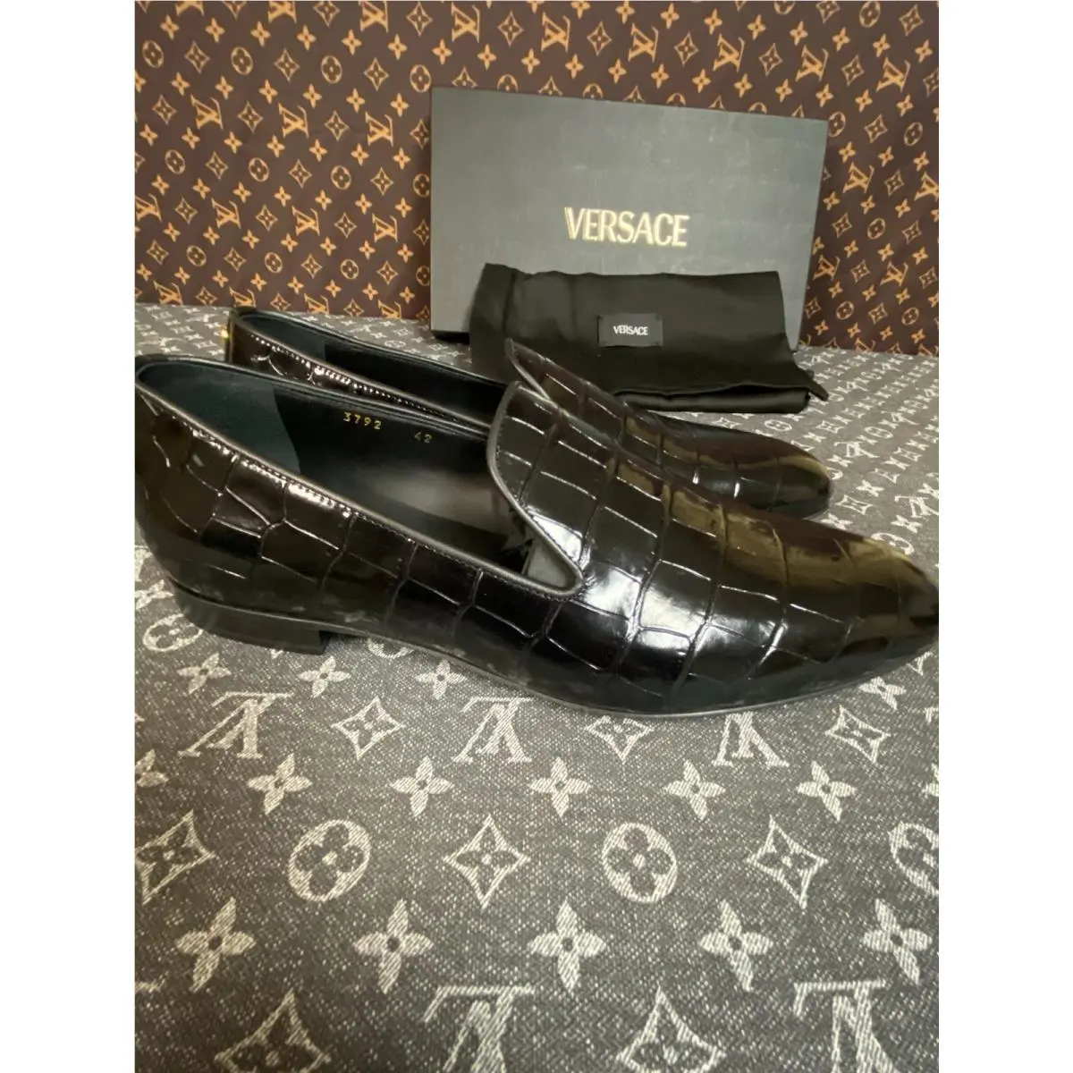 Versace shoes - Smoking Slipper - Smoking Slipper - Black (UPC: 8054952334869) 0