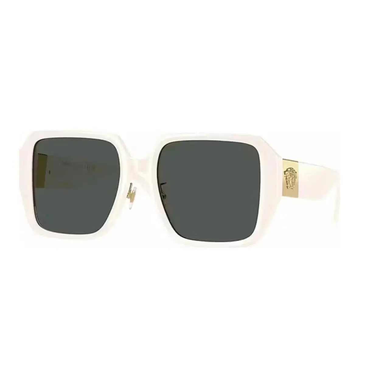 VE4472D 548487 Square White/gray 56 mm Women`s Sunglasses Frame by Versace