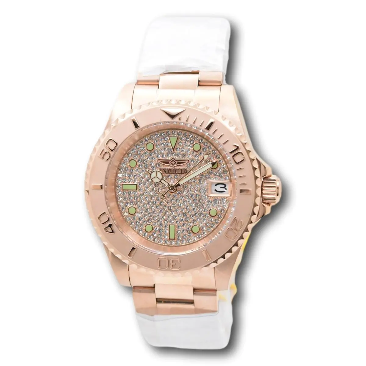 Invicta Pro Diver Starlight Diver Rose Gold Japan Automatic 40mm Watch 50281