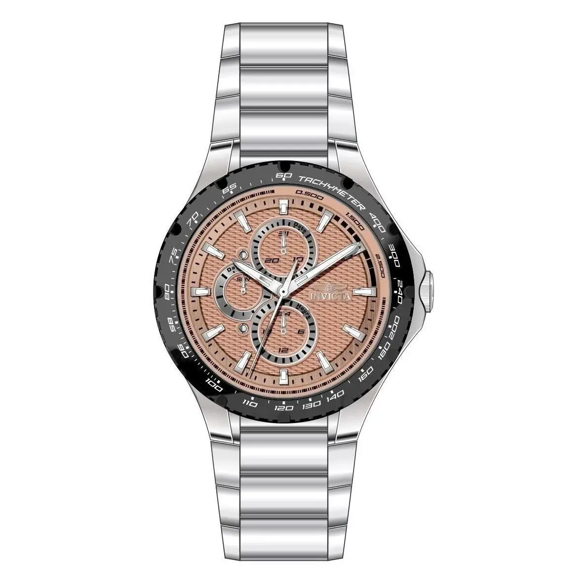 Invicta Men`s 50102 Aviator Quartz VH67 Pink Dial Watch
