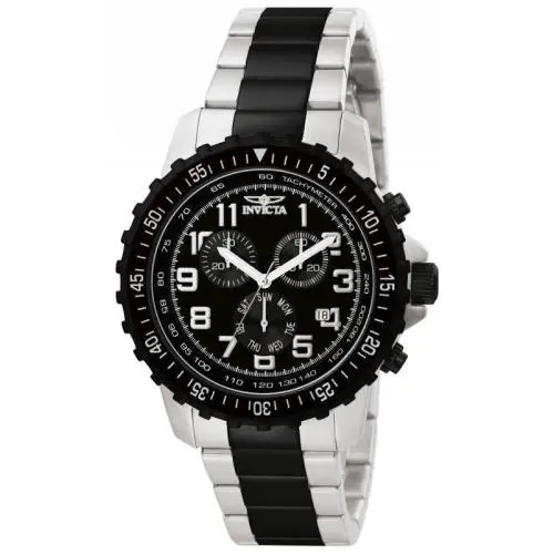 Invicta Men`s 1326 Specialty Quartz Chronograph Black Dial Watch