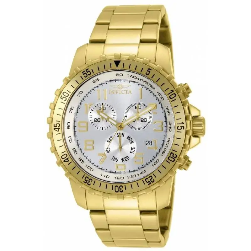 Invicta Men`s 11369 Specialty Quartz Chronograph Silver Dial Watch