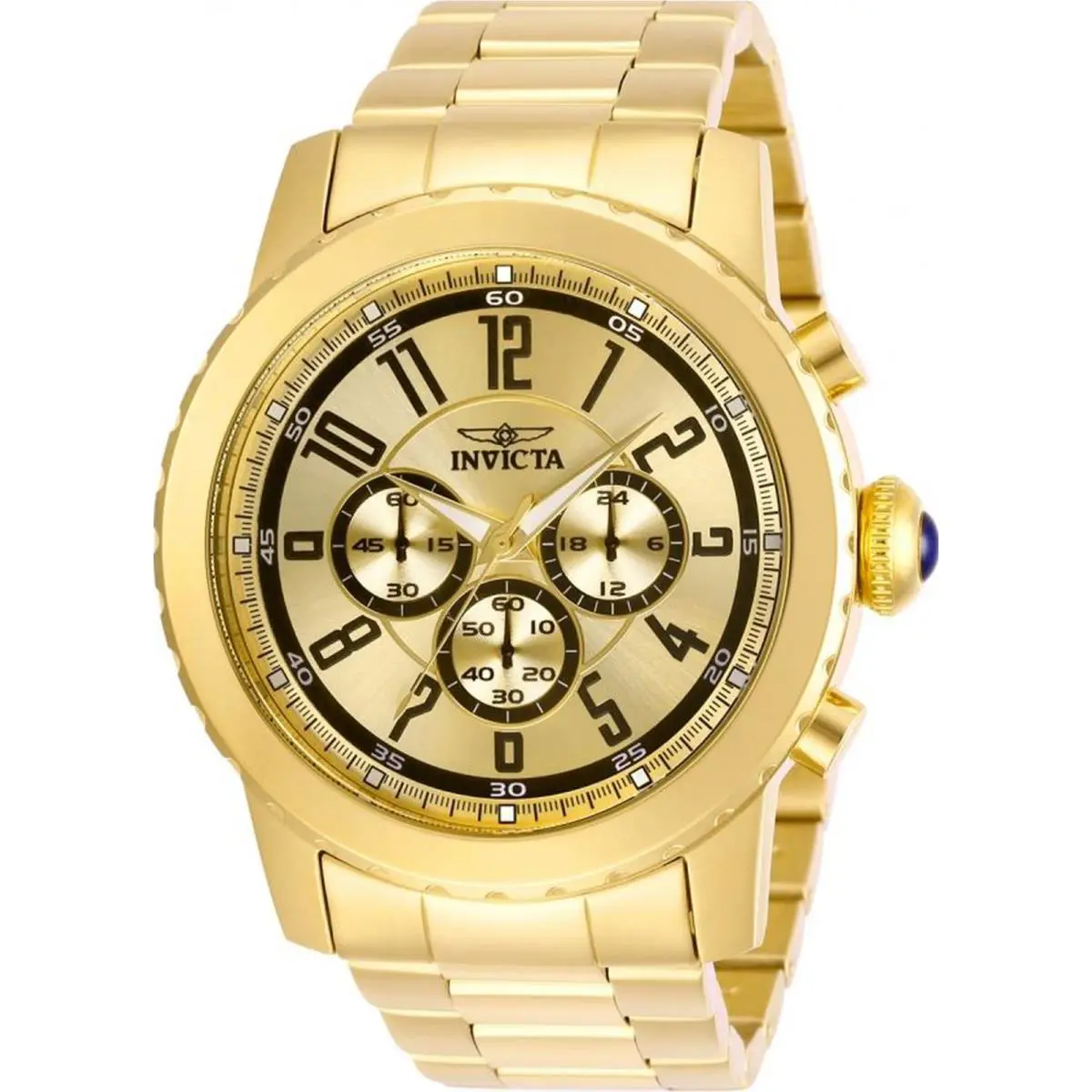 Invicta Men`s 19465 Specialty 18k Gold Ion-plated Watch