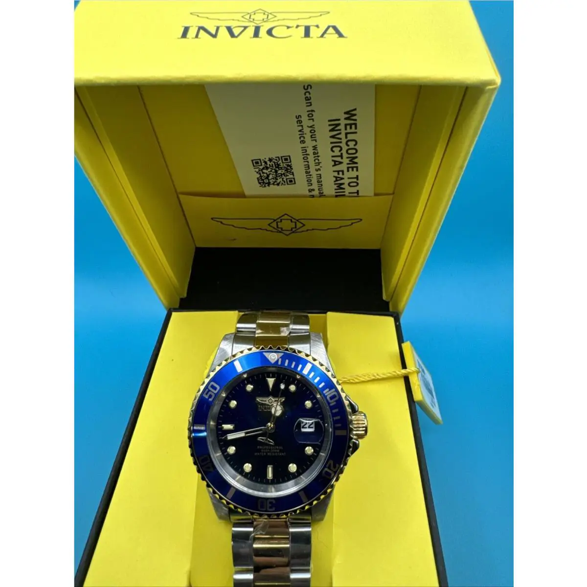 Invicta Pro Diver37157 Blue Dial Two Tone Automatic 200m Men’s Watch