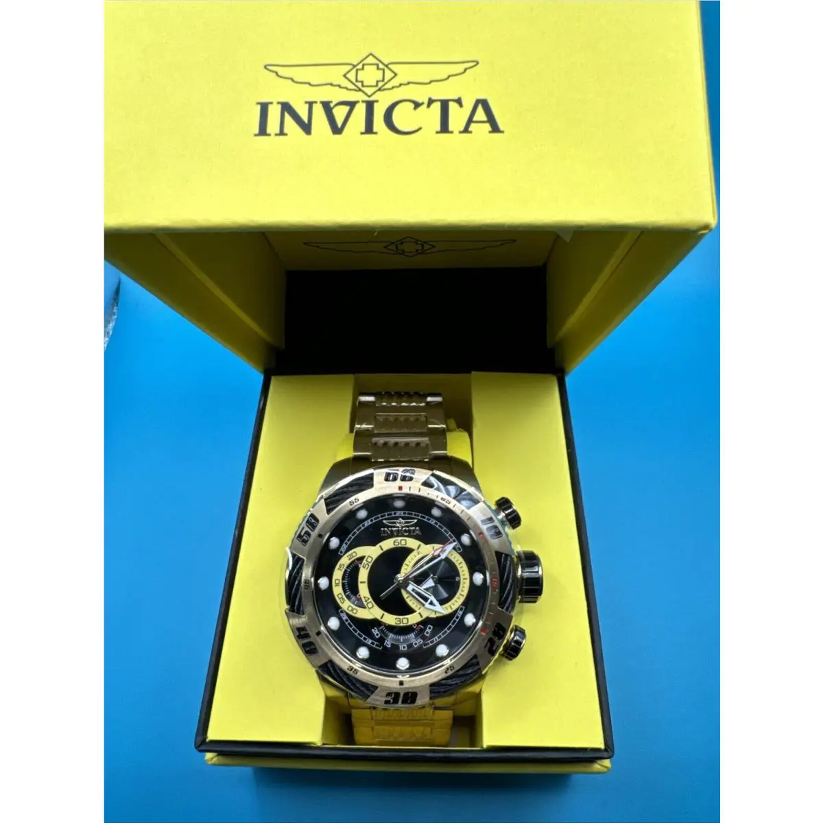 Invicta Speedway 25484 Gold 50mm Men’s Watch