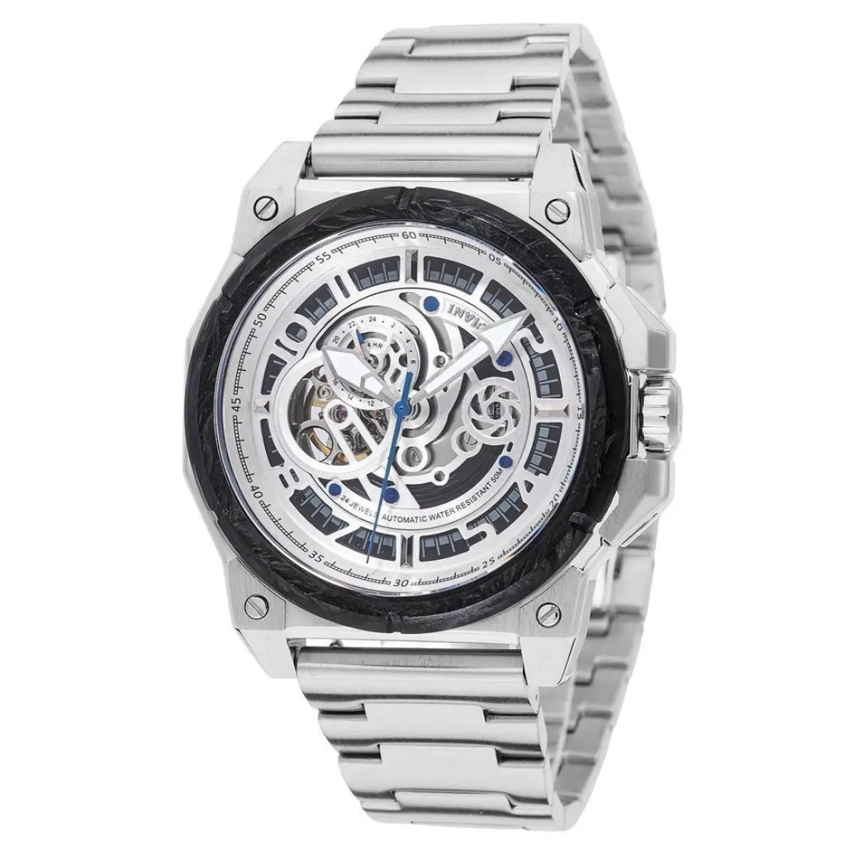 Invicta S1 Rally Automatic Men`s Watch Skeleton Dial - 43mm Seiko NH39 - 69508