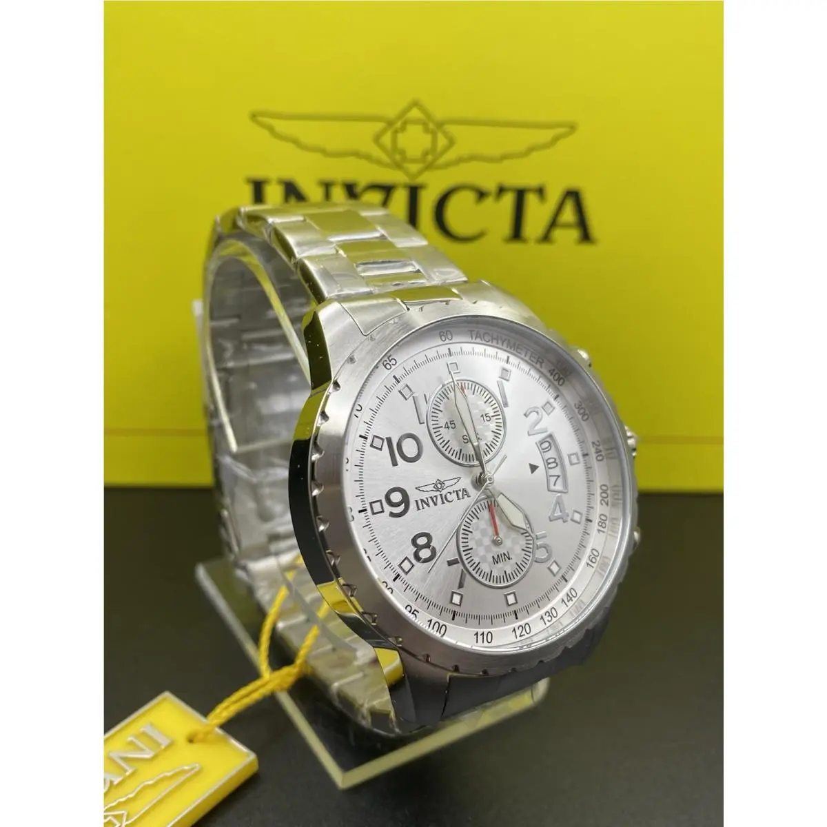 Invicta Specialty Altoris Silver 45mm Chronograph Quartz Men`s Watch 48896