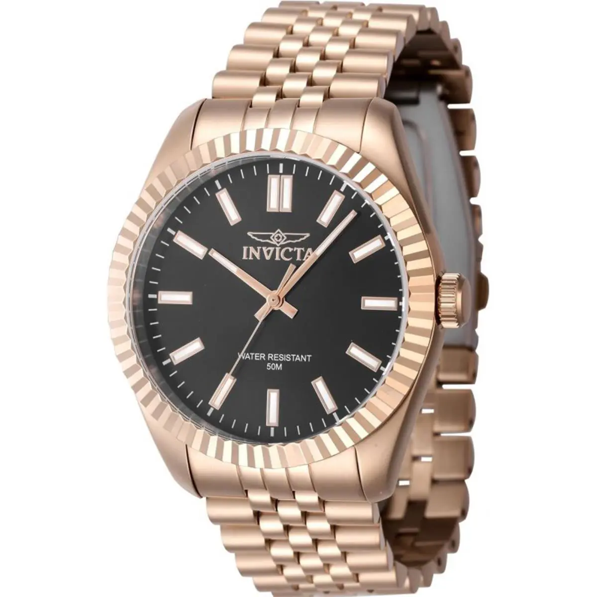 Invicta Men`s 47492 Specialty Quartz 3 Hand Black Dial Watch