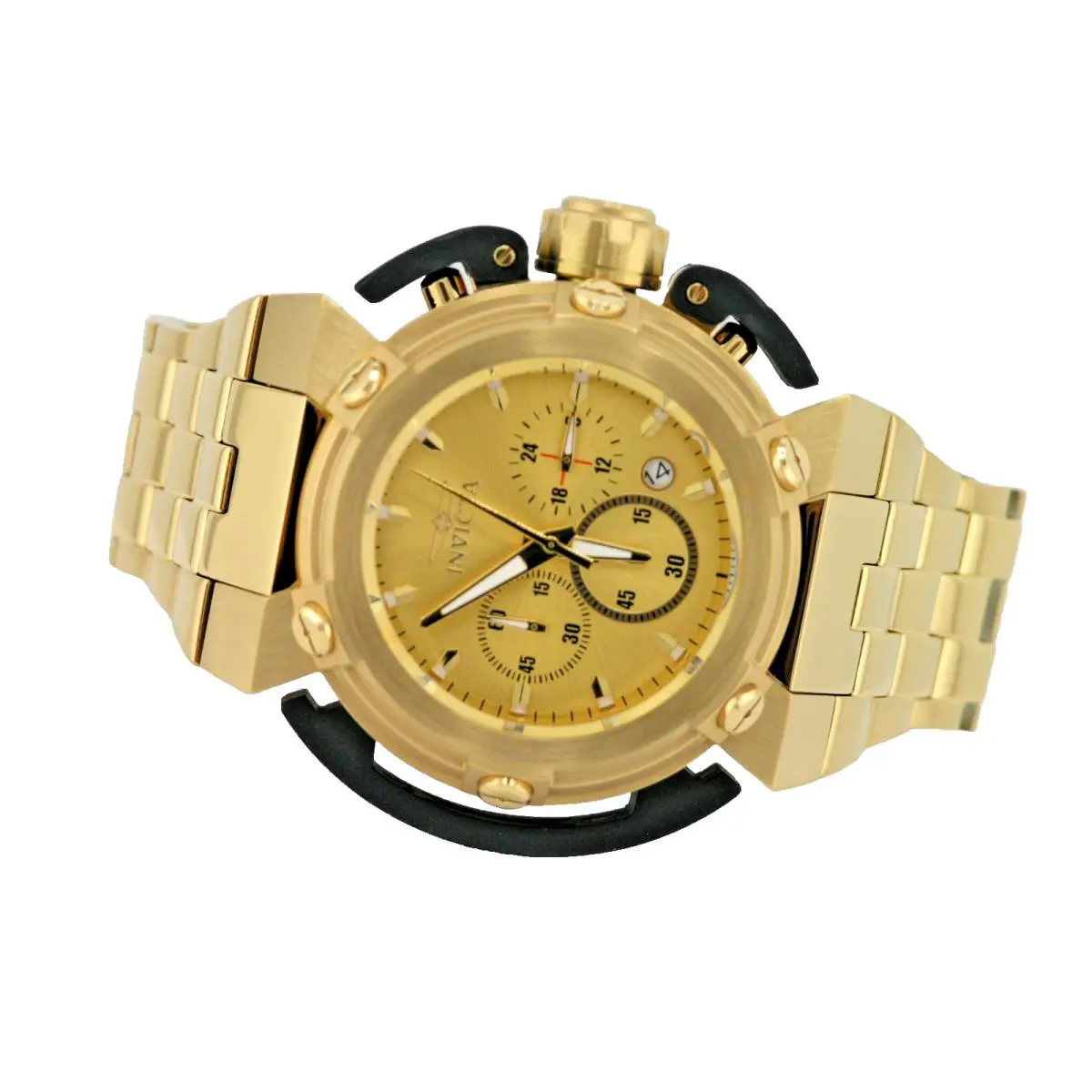 Invicta 49771 Coalition Forces X-wing Gold Steel Chronograph Watch 46MM