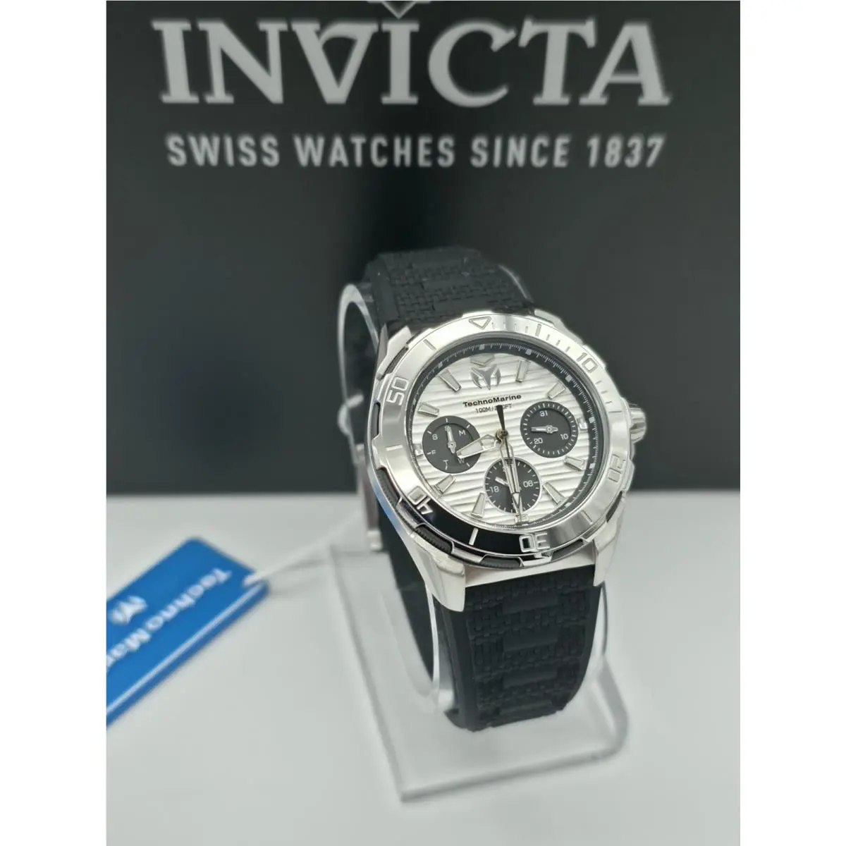 Invicta Technomarine Seven Seas Womens Watch 36mm Black Ladies TM-725040