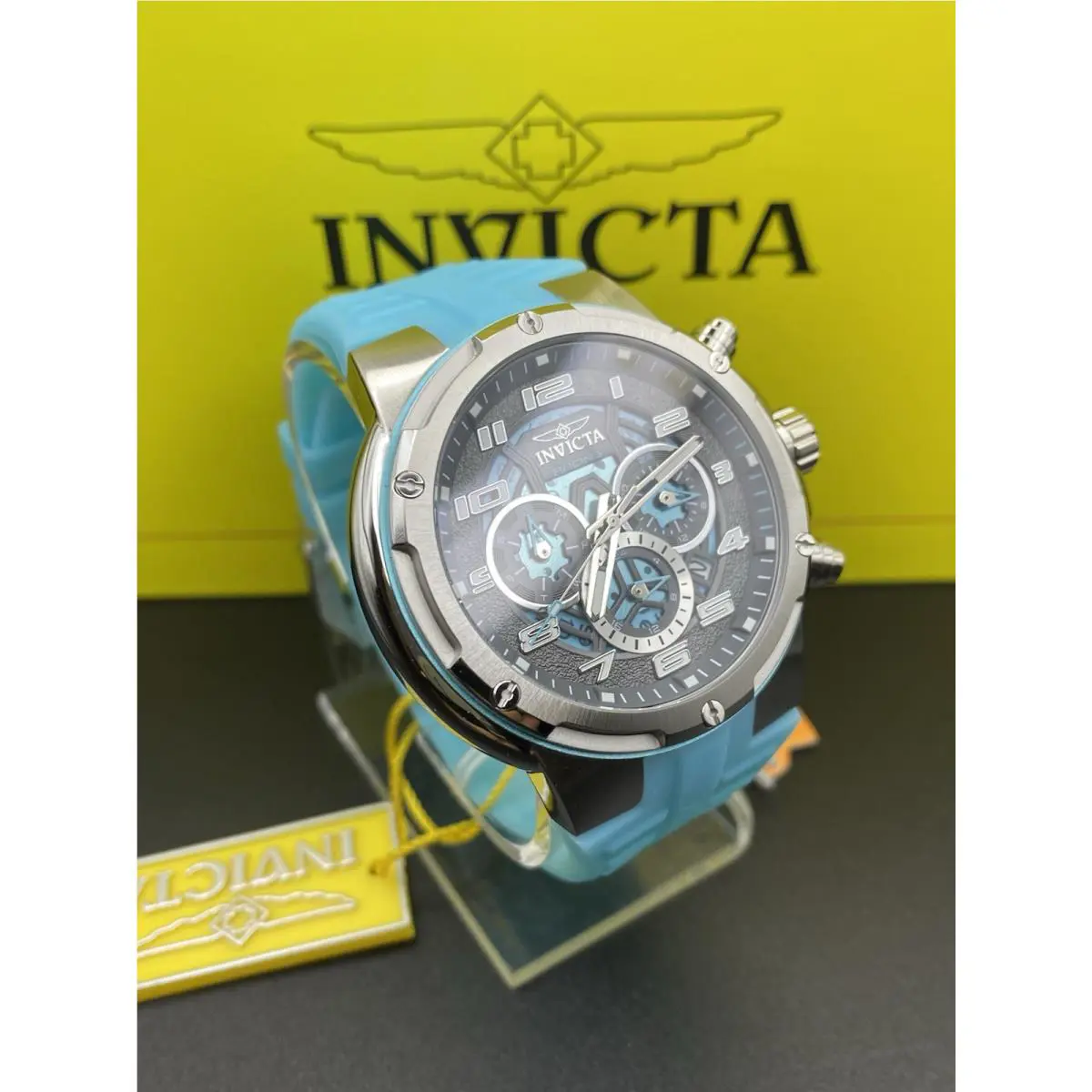 Invicta S1 Rally Stage Grid Men`s Watch - 49mm Blue 50260