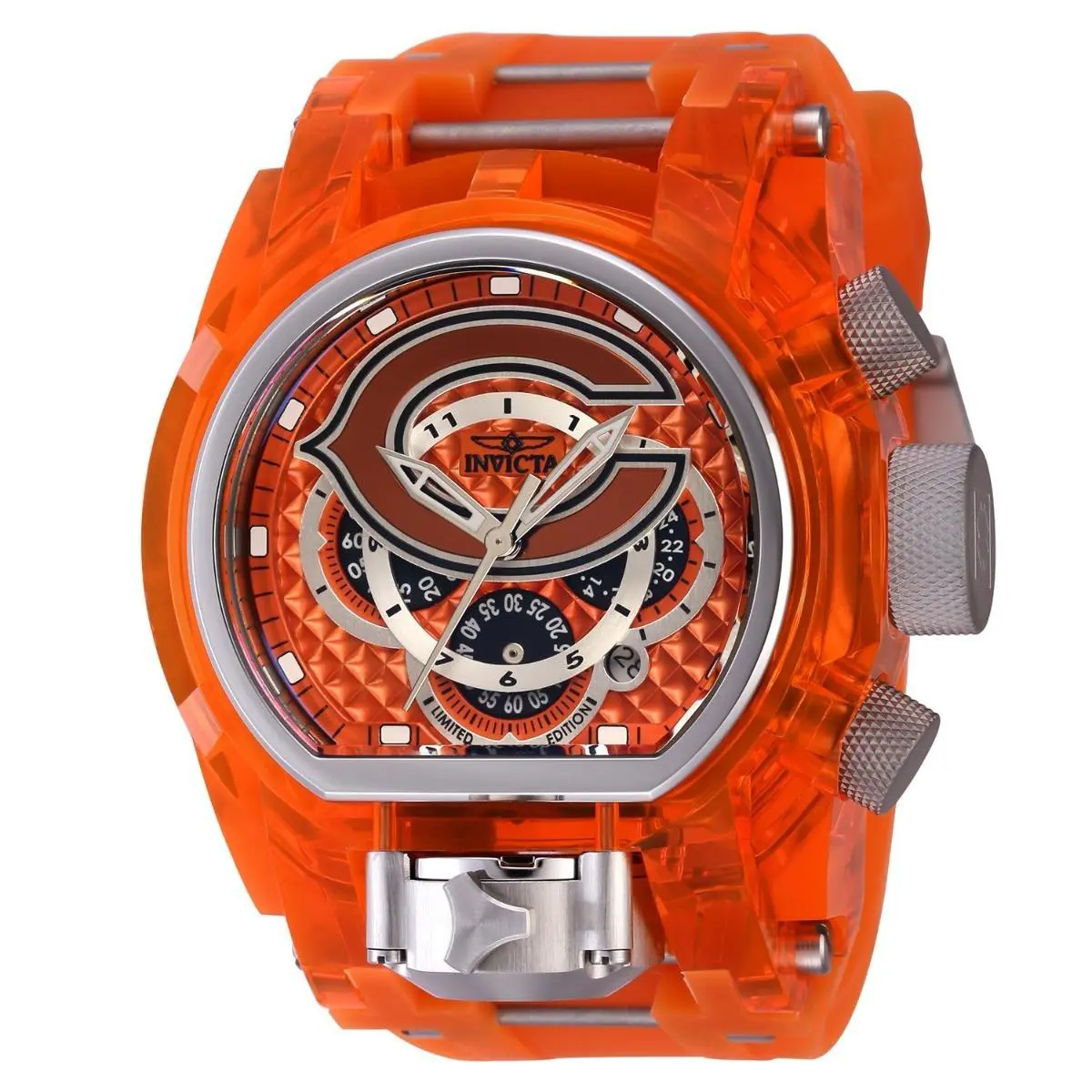 Nfl Chicago Bears Invicta 41542 52MM Unisex Watch Never Worn
